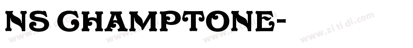 NS CHAMPTONE字体转换